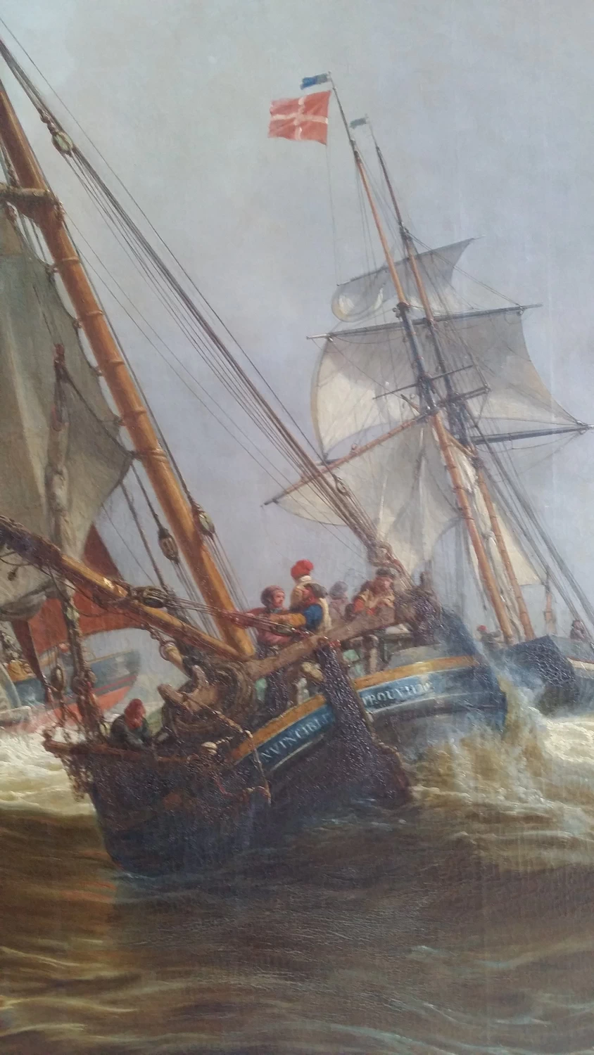 Mareggiata - Musee Villa Montebello, Trouville, sur, Mer, dettaglio 3